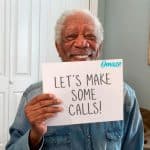 Morgan Freeman offering to prank call your friends for charity