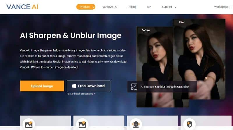 How to sharpen blurry image with VanceAI Image Sharpener