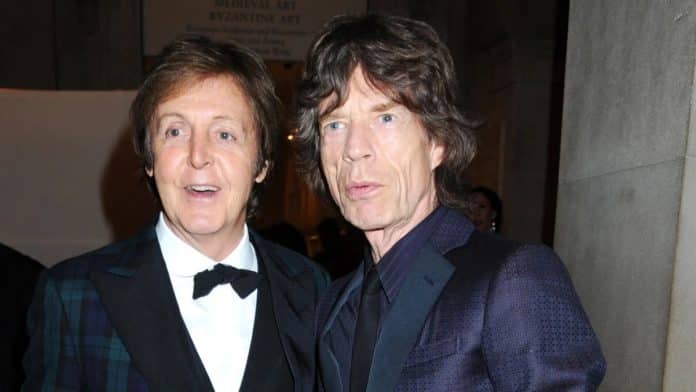 The new record features Paul McCartney and their musical foes the Rolling Stones