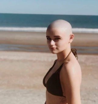 Joey King shaved her head