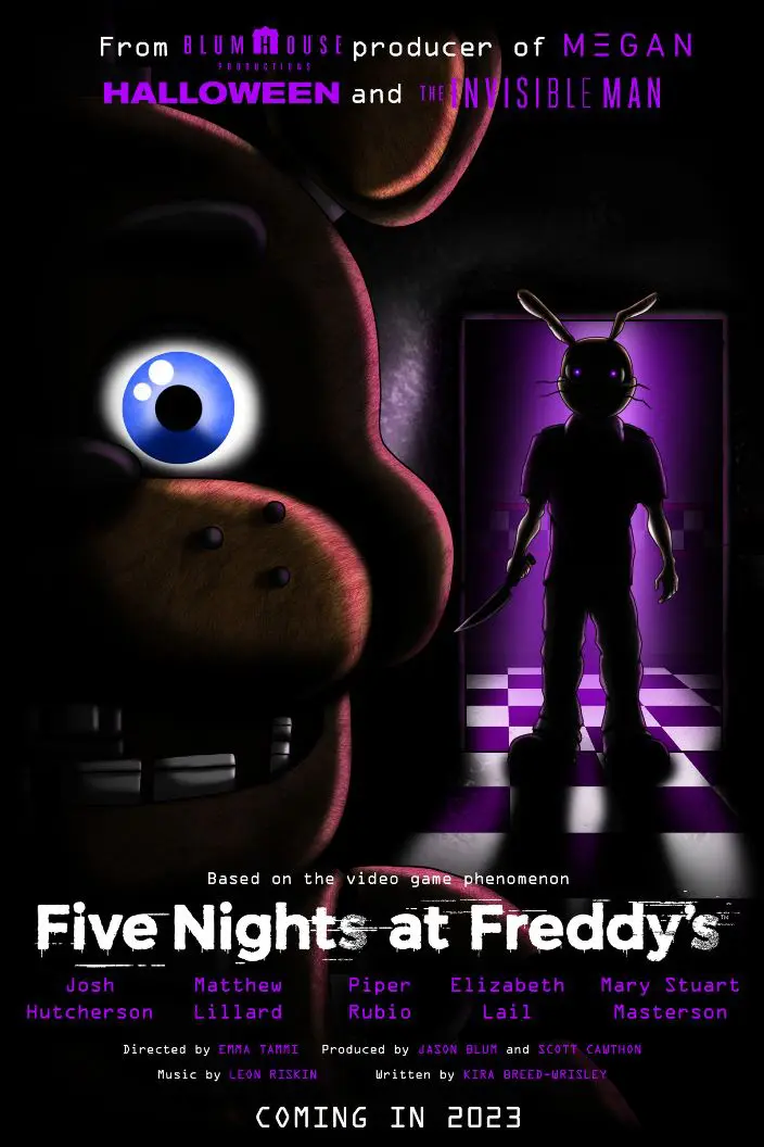 Five nights at Freddys movie poster