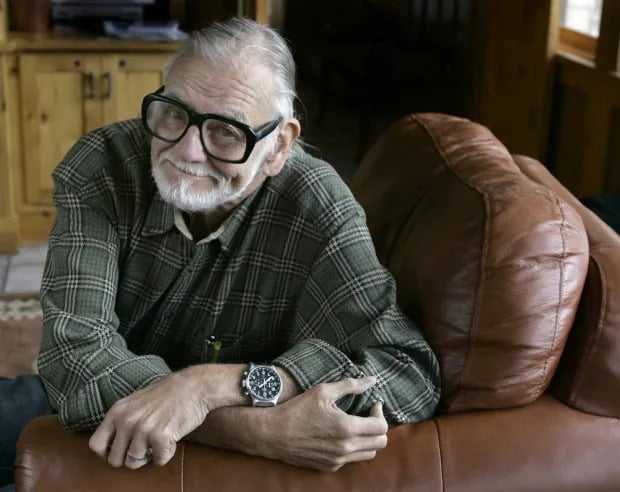 George A. Romero was the father of zombie films, and his film "Night of the Living Dead" transformed the genre.