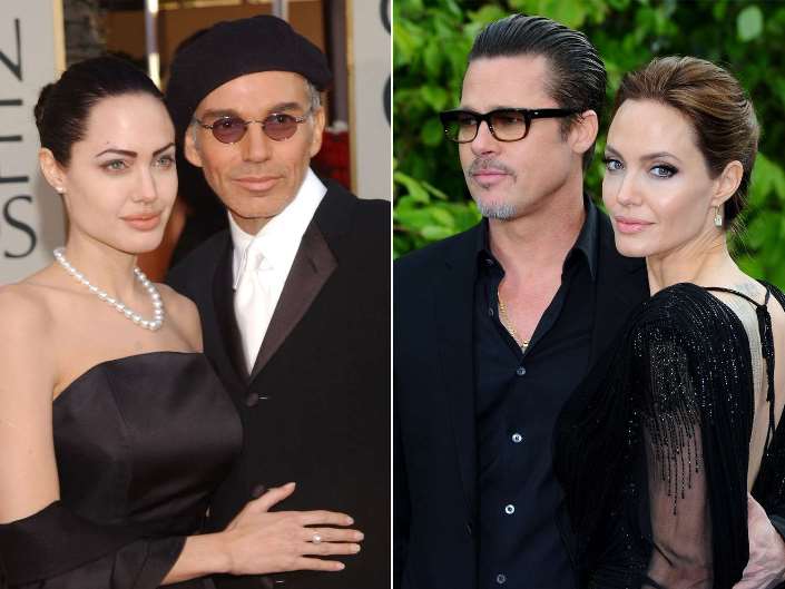 Who are Angelina Jolie's husbands?