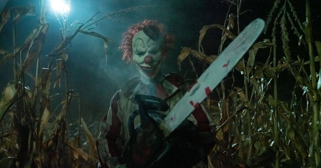 Clown in a Cornfield 2025