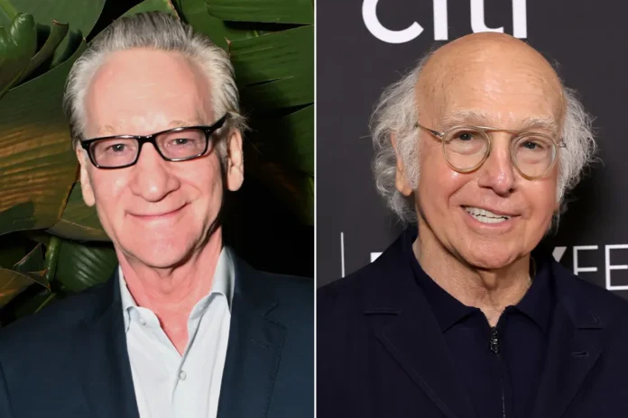 Bill Maher finds Larry David's satire of his Trump dinner kind of insulting to 6 million dead Jews