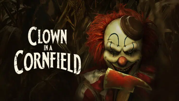 clown in a cornfield